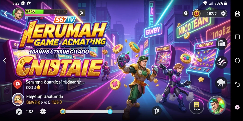 Tampilan gameplay seru dan menantang dari 567TV dalam genre Arcade.