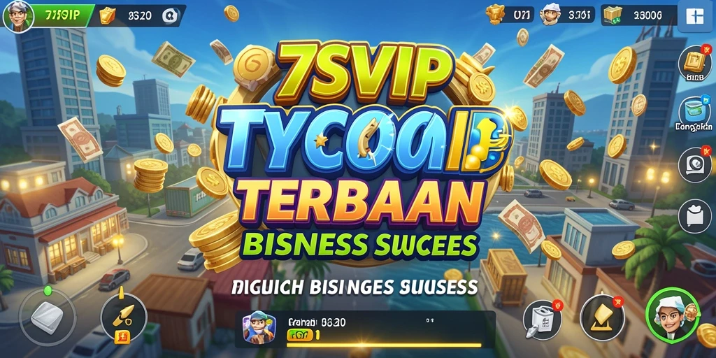 Tampilan gameplay menarik 7SVIP yang menunjukkan manajemen bisnis.