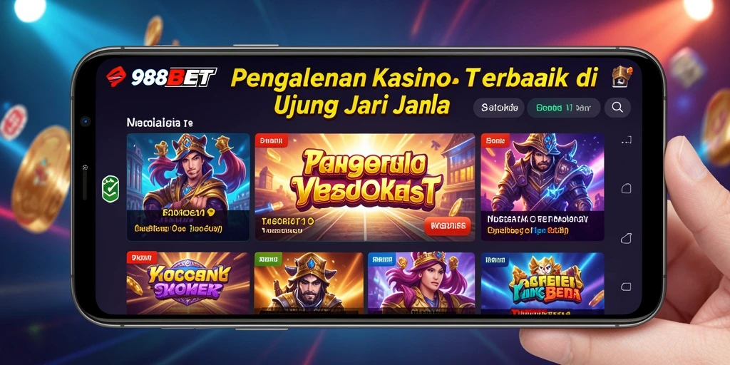 Tampilan gameplay kasino yang menarik dan imersif di 988BET.