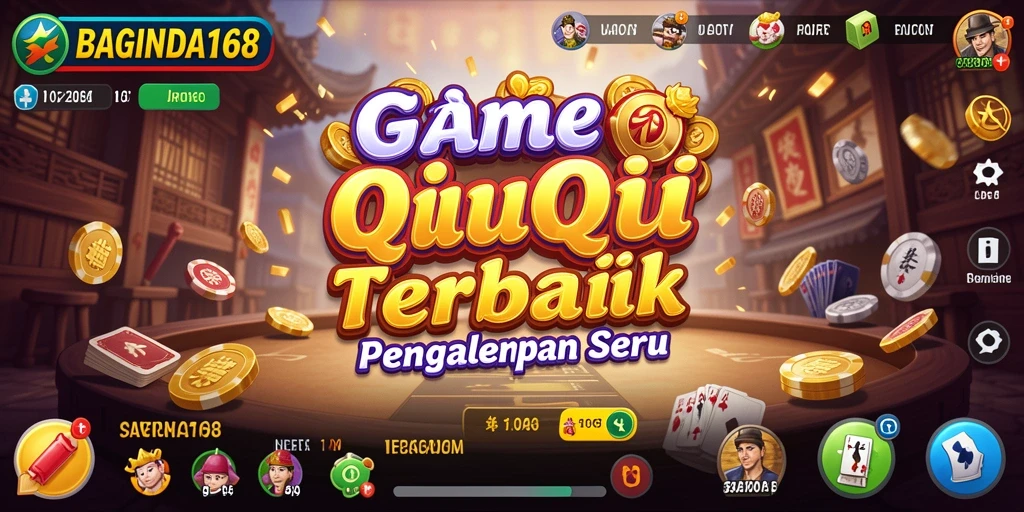 Tampilan seru gameplay QiuQiu di BAGINDA168