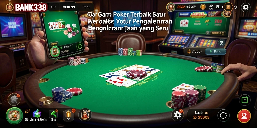 Tampilan terbaik dari gameplay Poker di BANK338.