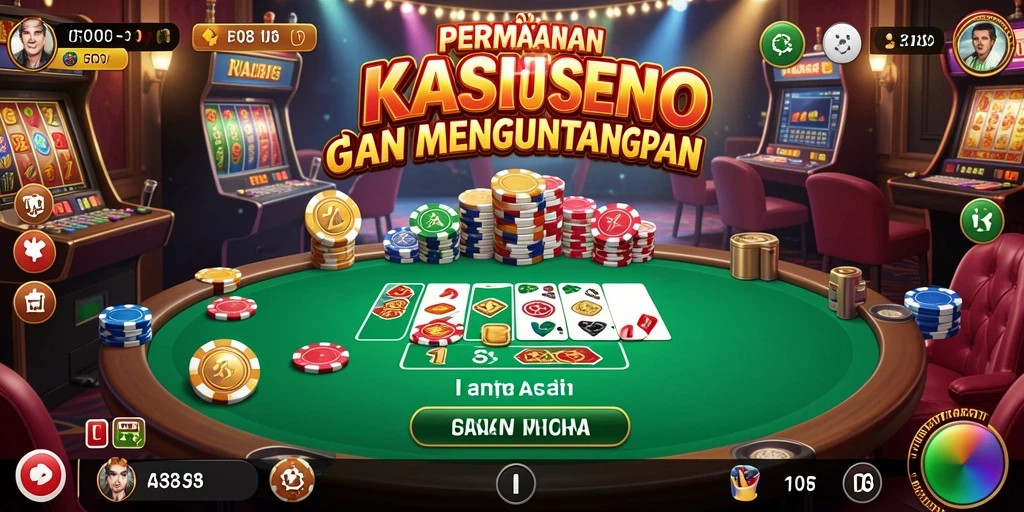 Screenshot F08 menunjukkan gameplay kasino yang menarik dan mengasyikkan.