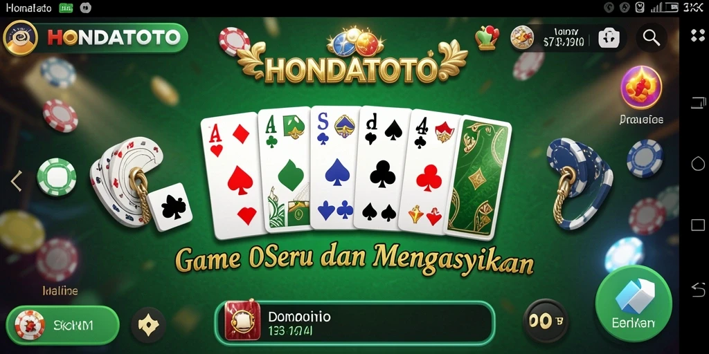 Tampilan gameplay menawan HONDATOTO yang membuat ketagihan.
