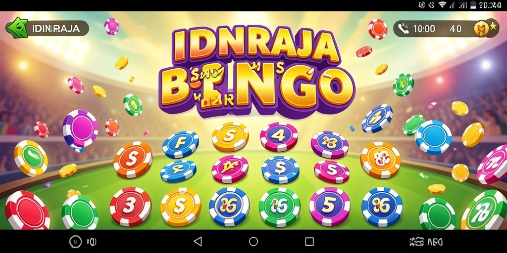 Screenshot utama IDNRAJA menampilkan gameplay Bingo yang seru dan interaktif.