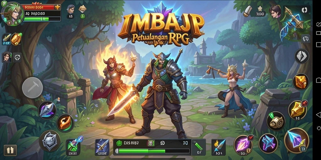Menampilkan gameplay RPG epik yang menakjubkan.