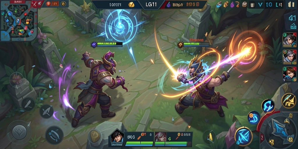 Tangkapan layar dari gameplay mengesankan di LG111.