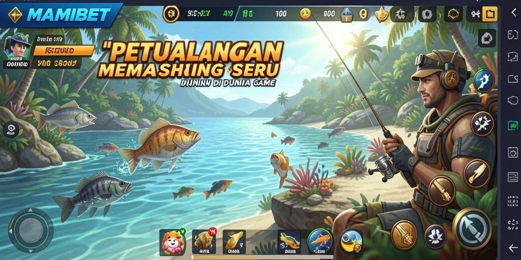 Gameplay menakjubkan yang menunjukkan pengalaman memancing di MAMIBET.