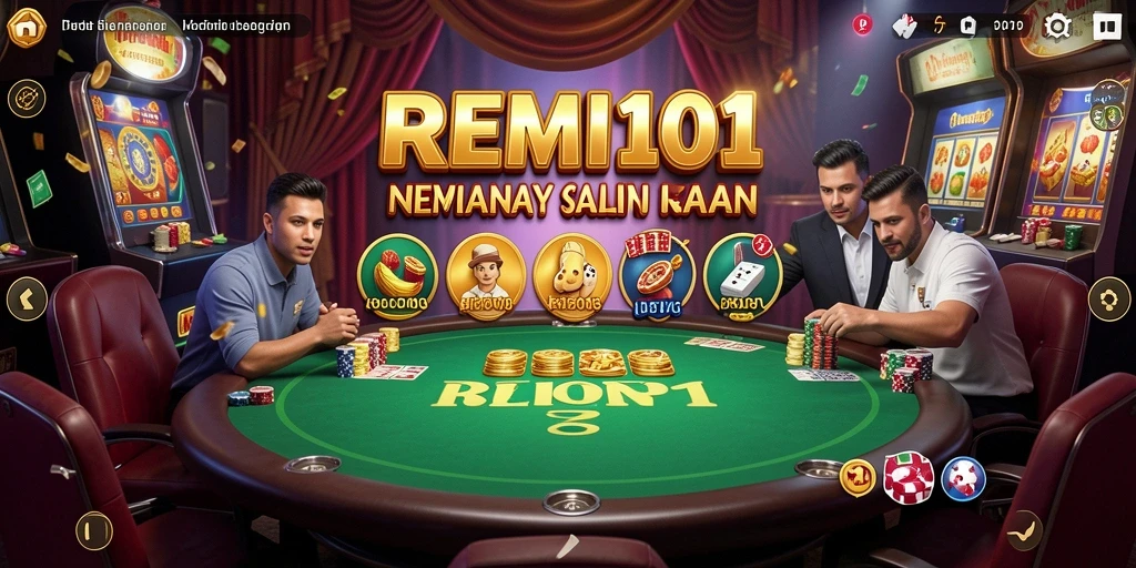 Tangkap momen seru dalam permainan Kasino dengan REMI101.