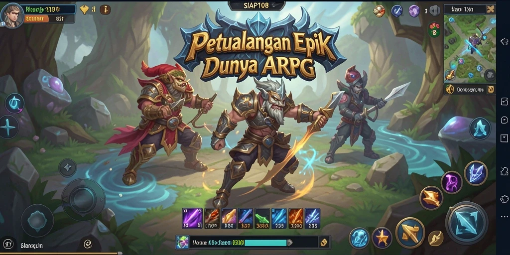 Tampilan gameplay SIAP108 yang menarik dengan aksi seru di dunia ARPG.